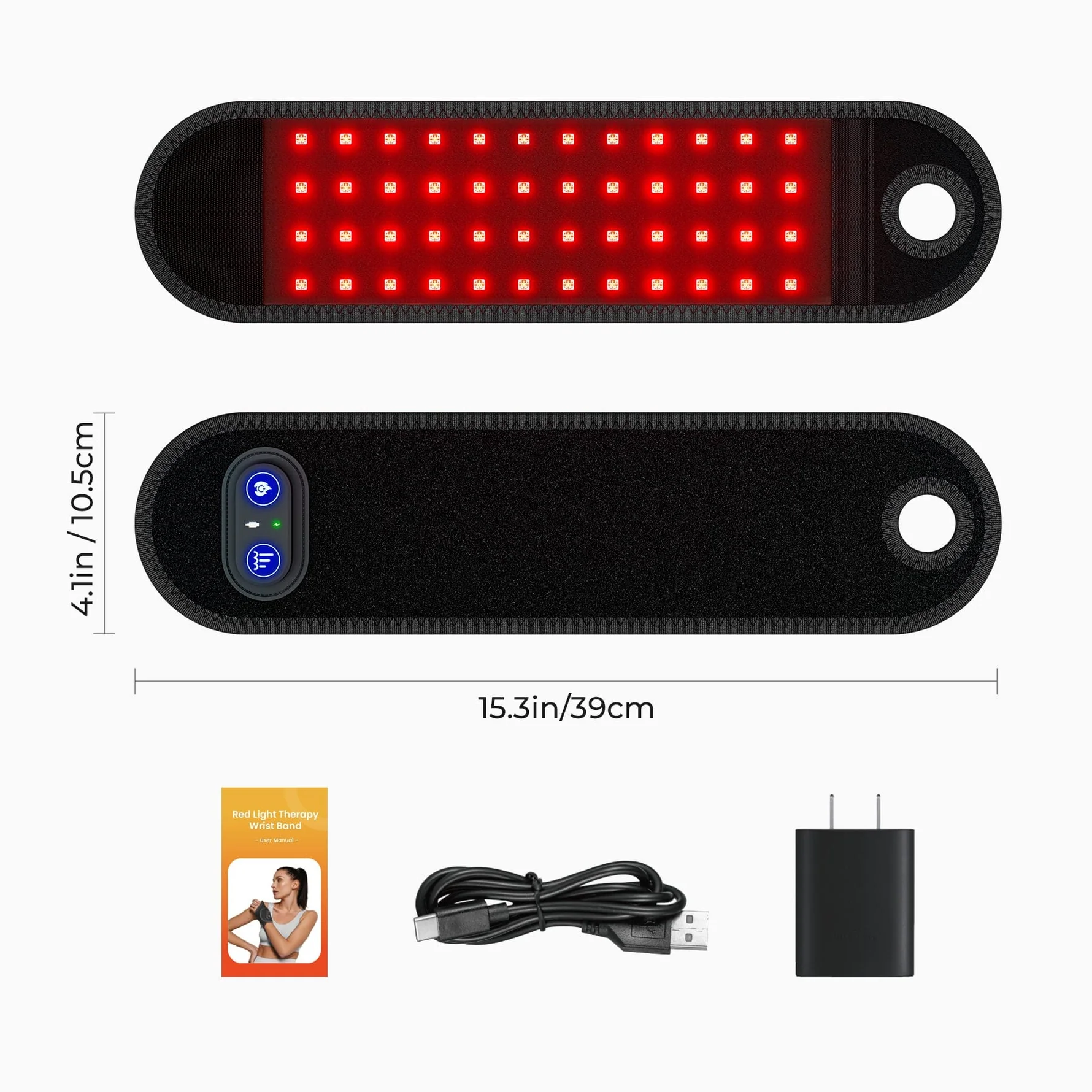 Recover Flex Band – Portable Red & Infrared Light Therapy for Joints & Muscles