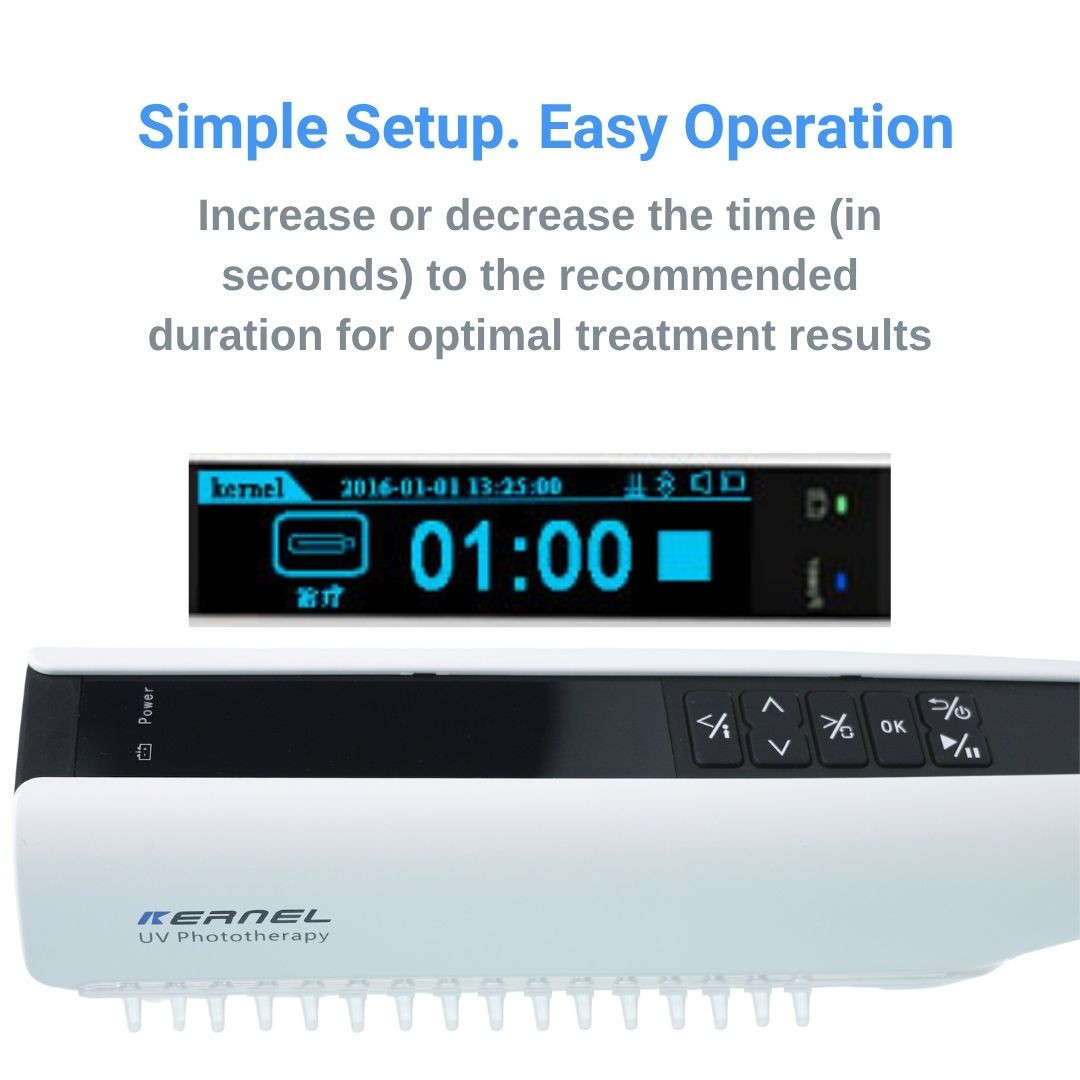 Pro cordless Narrowband Handheld UVB 311 Nm Lamp