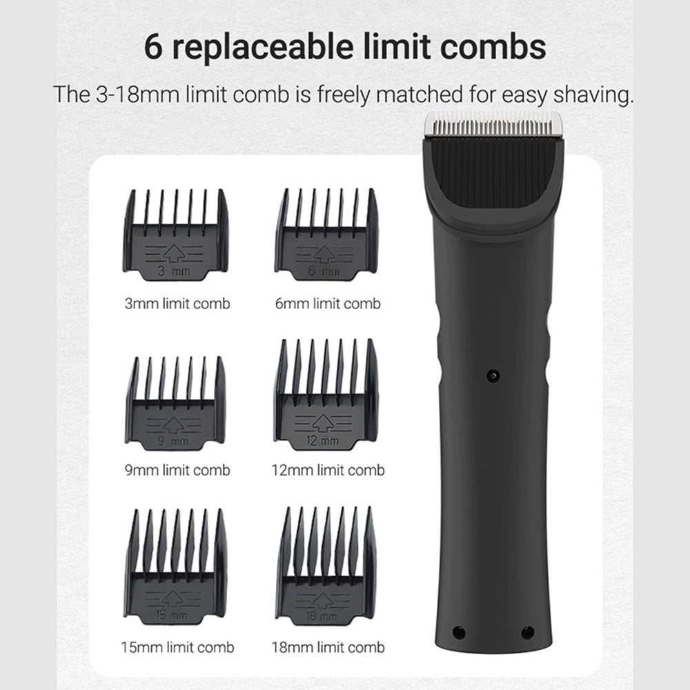 FuriCutx Professional Dog Grooming Clippers, Quiet Cordless Heavy-Duty Metal Pet Hair Trimmer for Small & Large Dogs