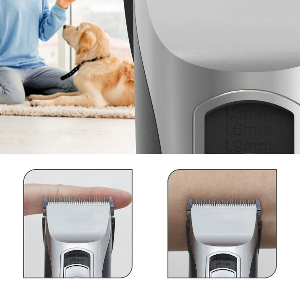 FuriCutx Professional Dog Grooming Clippers, Quiet Cordless Heavy-Duty Metal Pet Hair Trimmer for Small & Large Dogs