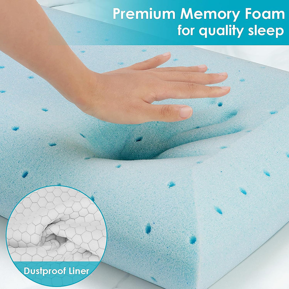 GeliPillex Cooling Gel Memory Foam Pillow Orthopedic Neck Support for All Sleepers