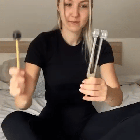 Healabest Tuning Forks for Healing - Deep Vibration Frequency - Targeted Joint Inflammation Relief - Increases Range of Motion - Precise Relief