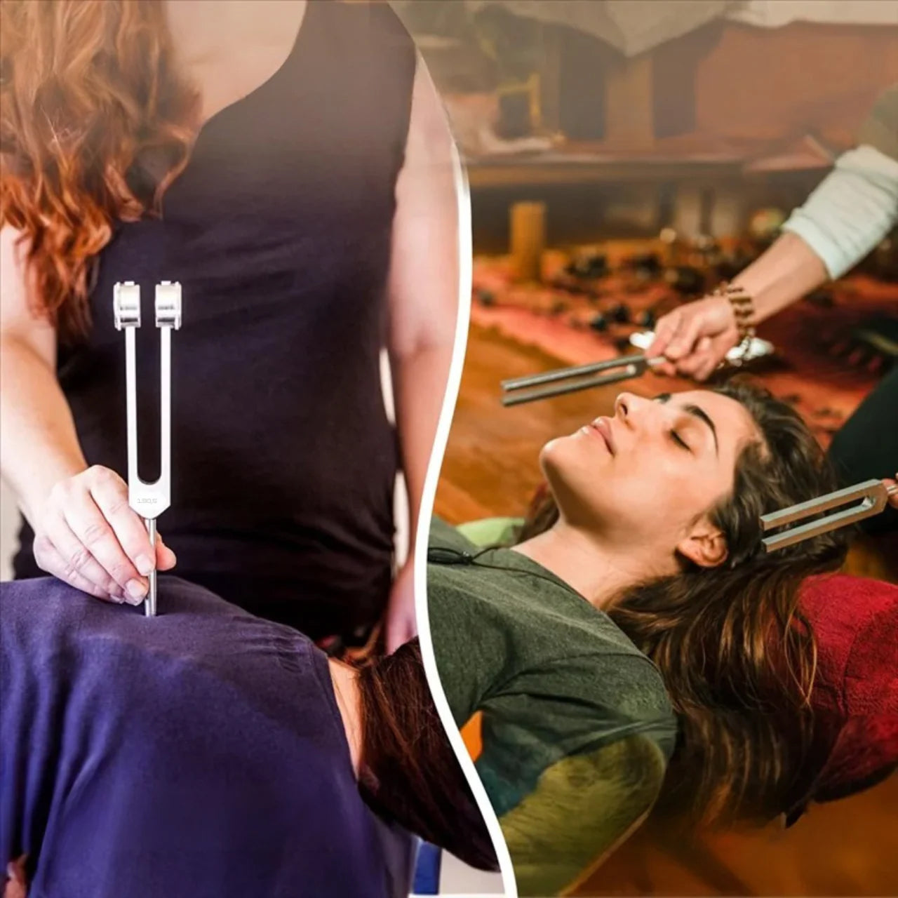 Healabest Tuning Forks for Healing - Deep Vibration Frequency - Targeted Joint Inflammation Relief - Increases Range of Motion - Precise Relief