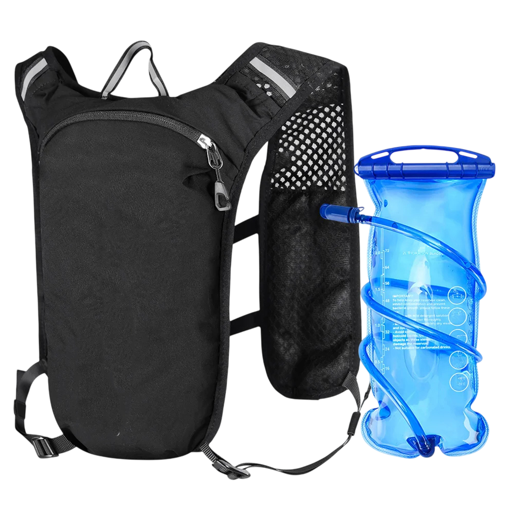 Hydrifiz Hydration Pack | 2L Storage Capacity | Breathable Mesh | Reflective Safety | Adjustable Fit
