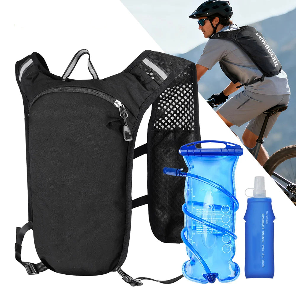 Hydrifiz Hydration Pack | 2L Storage Capacity | Breathable Mesh | Reflective Safety | Adjustable Fit