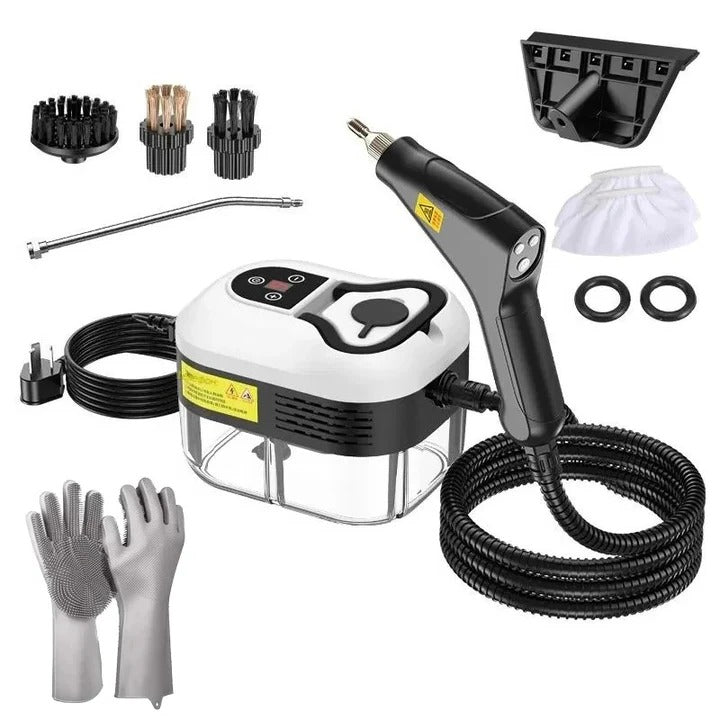 High Pressure Steam Cleaner 2500W with Protective Gloves