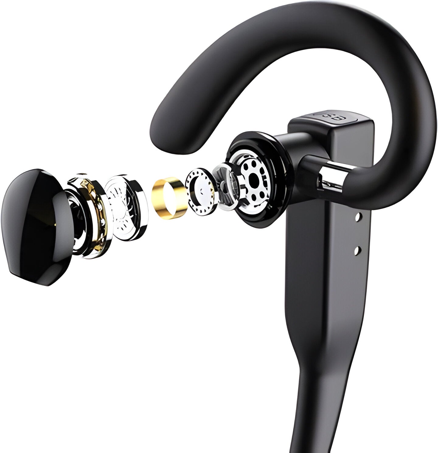 Trucker Dual Mic Wireless Bluetooth 5.1 Noise Cancelling Headset/Earpiece