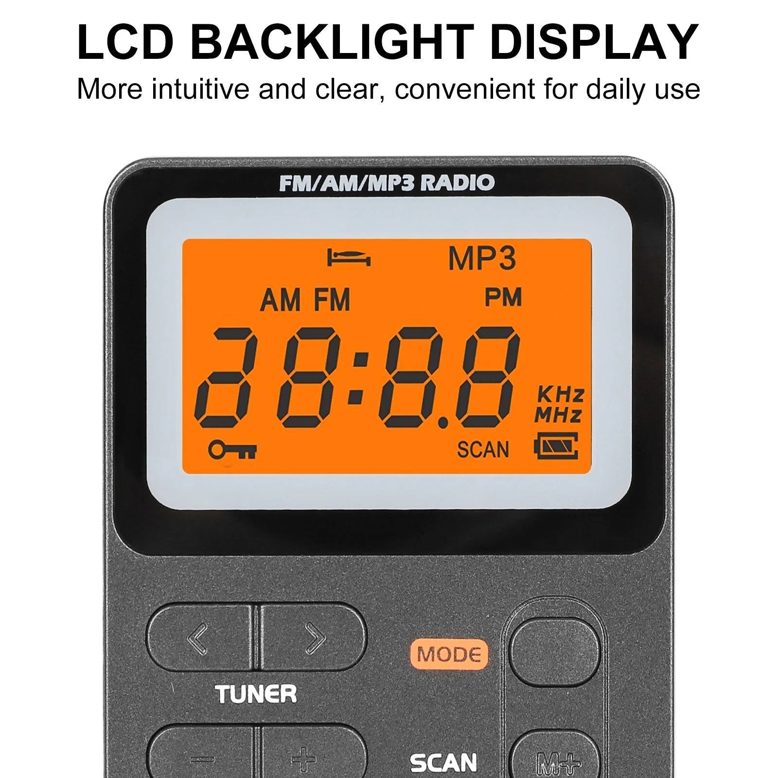 Pocket Am Fm Radio With Best Reception - Battery Operated Portable