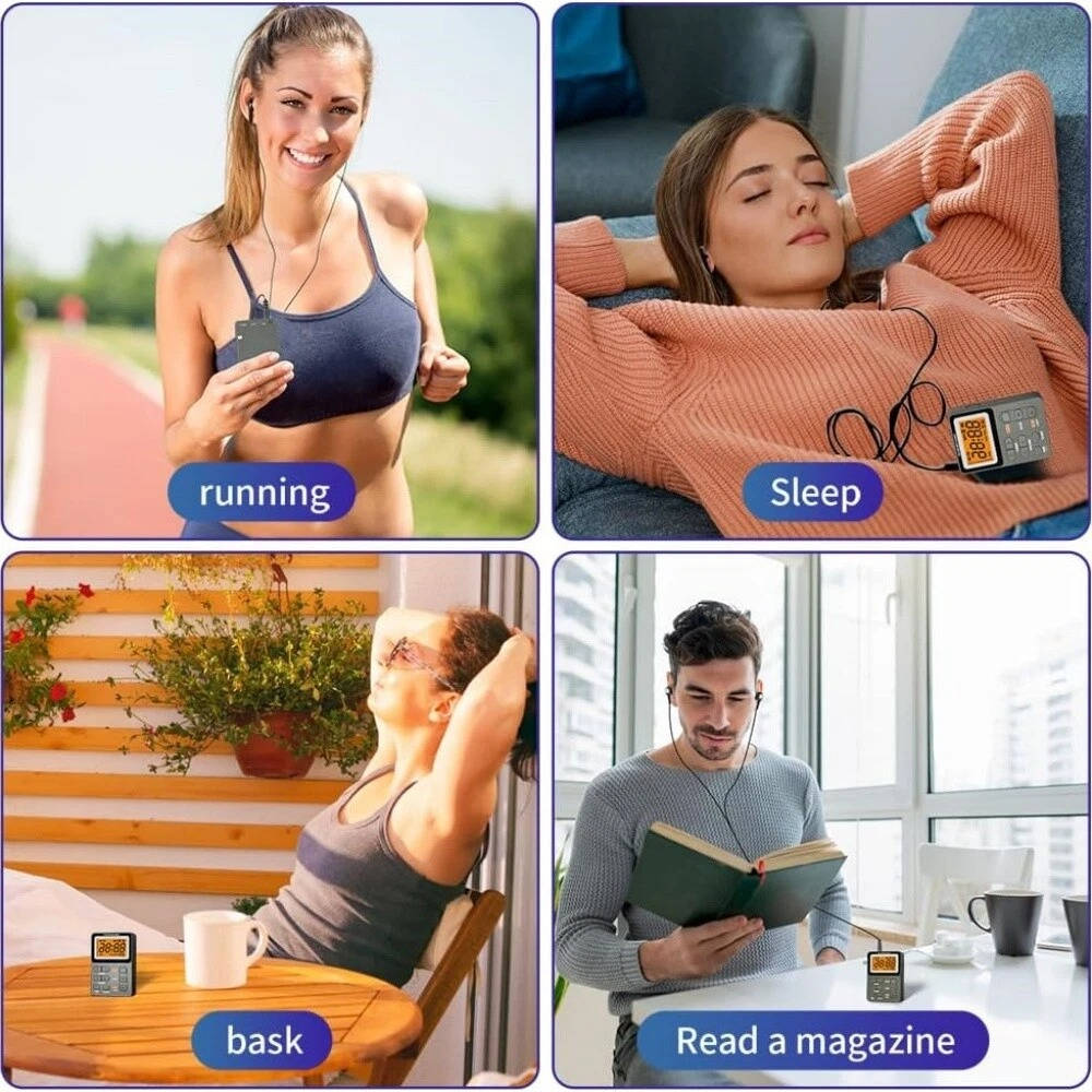 Pocket Am Fm Radio With Best Reception - Battery Operated Portable