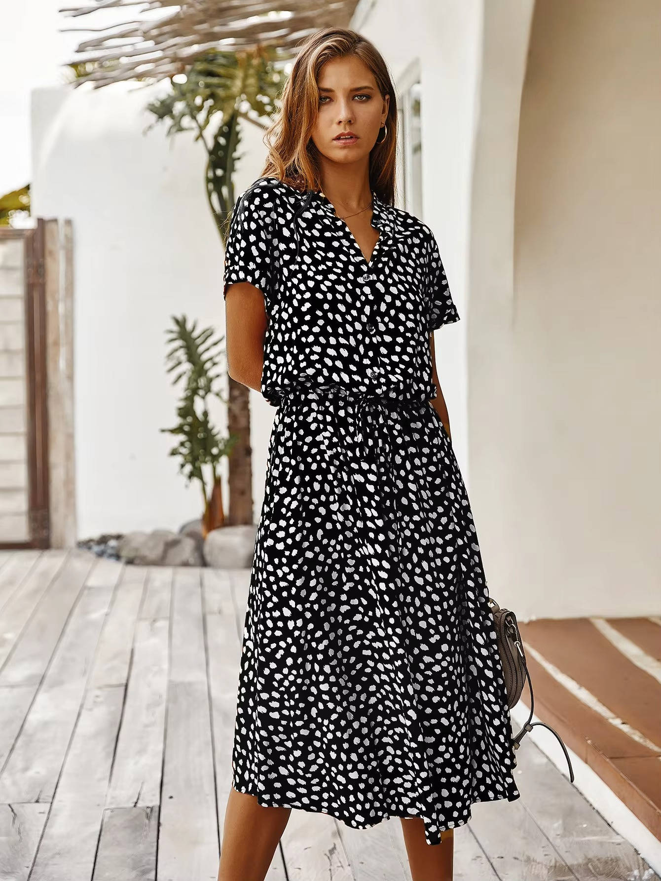 Womens Comfortable Summer Dress, Lightweight Casual Dress Breathable Soft Everyday Wear