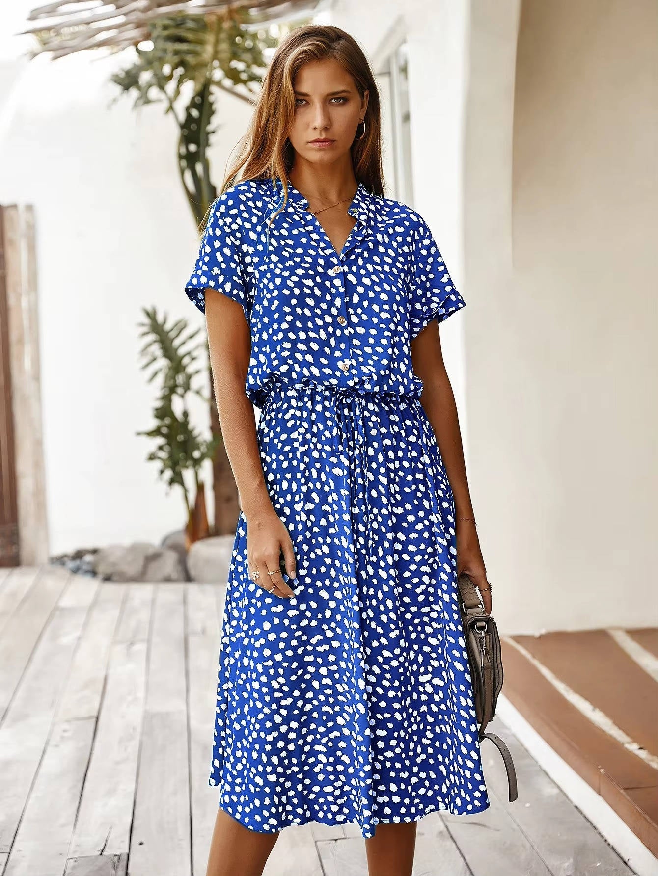 Womens Comfortable Summer Dress, Lightweight Casual Dress Breathable Soft Everyday Wear