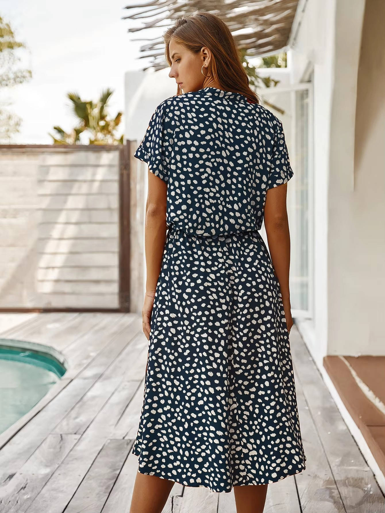 Womens Comfortable Summer Dress, Lightweight Casual Dress Breathable Soft Everyday Wear