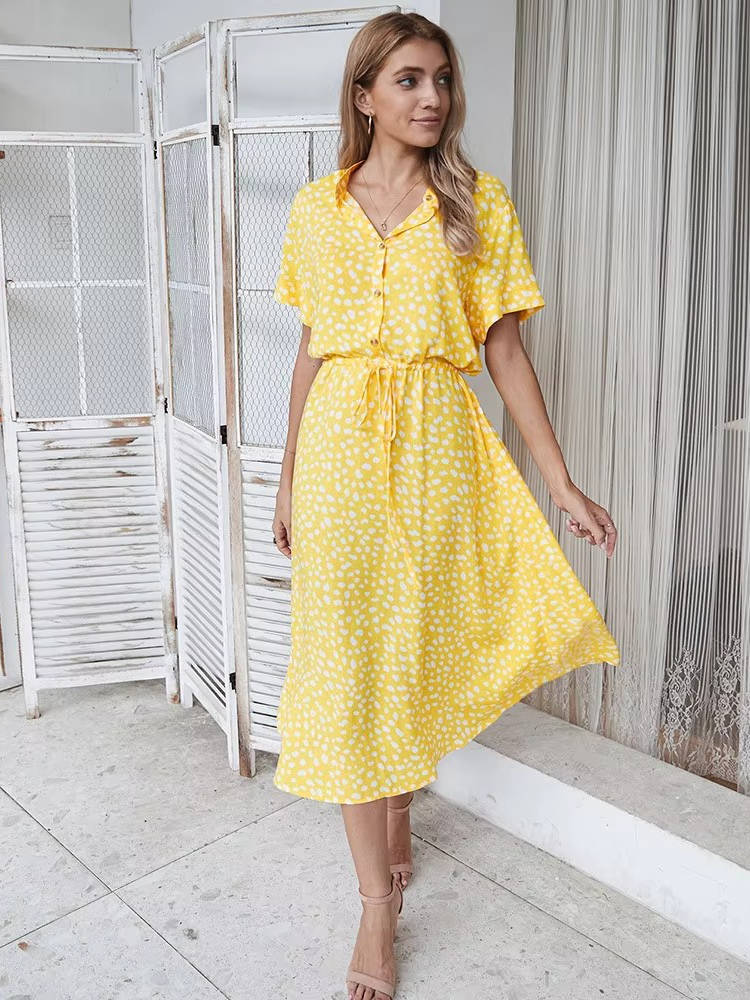 Womens Comfortable Summer Dress, Lightweight Casual Dress Breathable Soft Everyday Wear