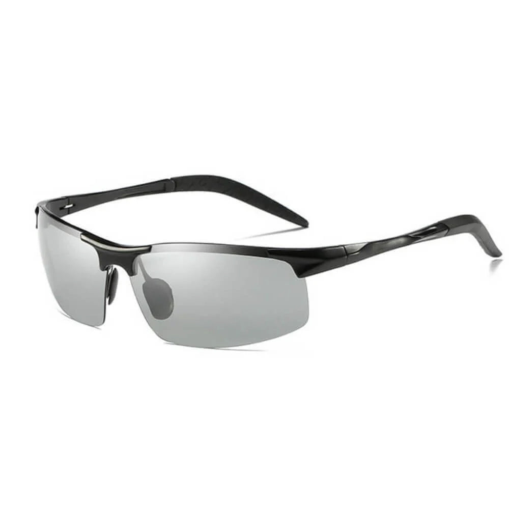 Lazairx Polarised Sunglasses - Best Polarised Sunglasses - Smart Adaptive Photochromic Lenses with UV400 Protection & Aluminium-Magnesium Frame