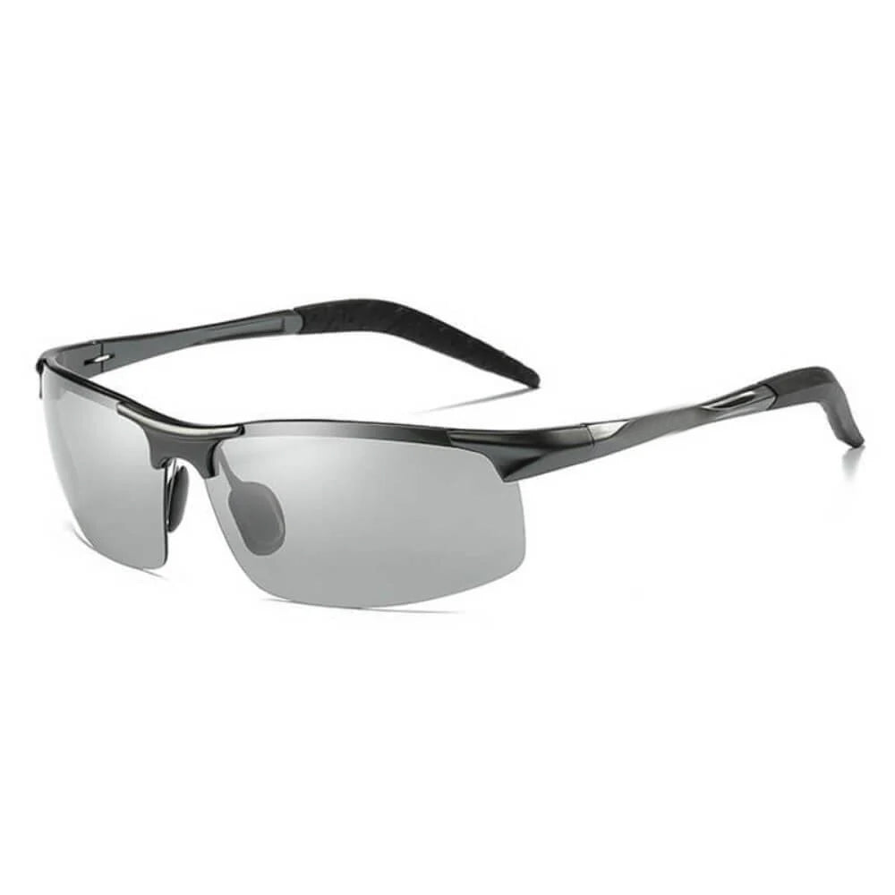 Lazairx Polarised Sunglasses - Best Polarised Sunglasses - Smart Adaptive Photochromic Lenses with UV400 Protection & Aluminium-Magnesium Frame