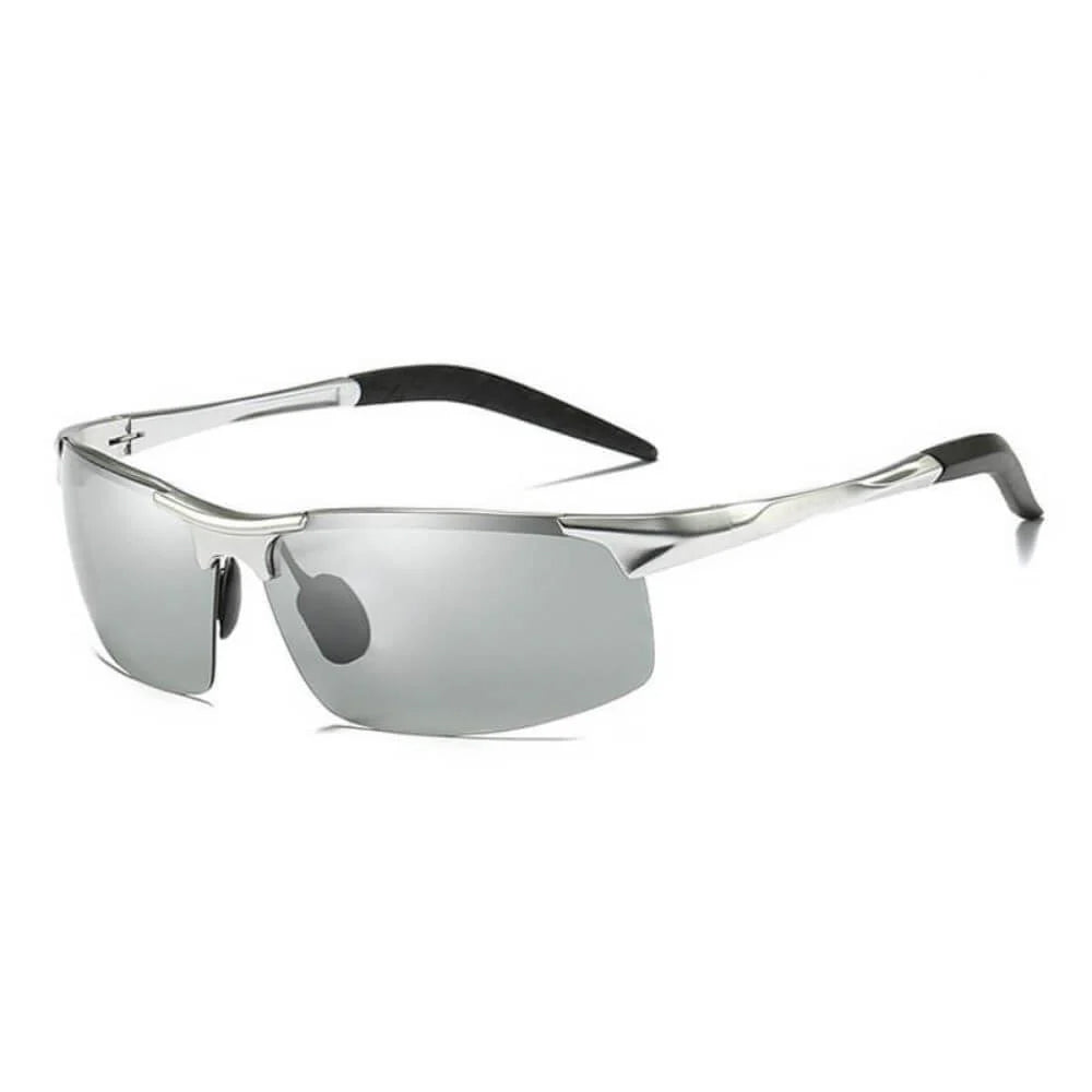 Lazairx Polarised Sunglasses - Best Polarised Sunglasses - Smart Adaptive Photochromic Lenses with UV400 Protection & Aluminium-Magnesium Frame