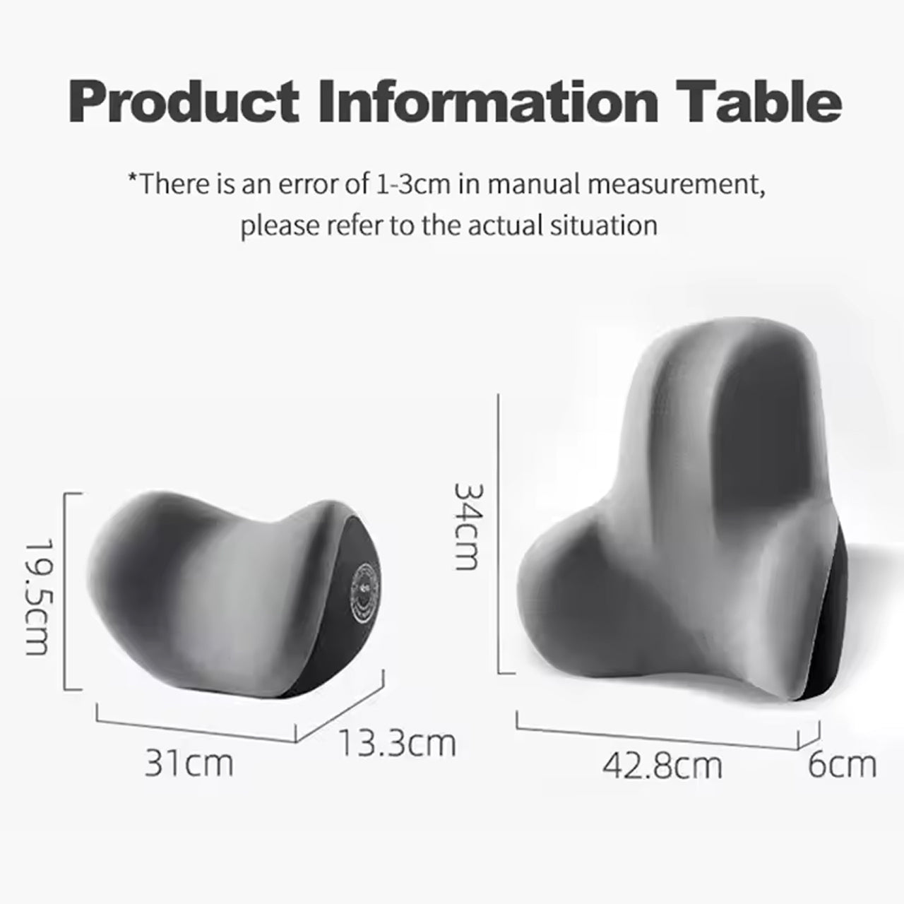 LubeCarok Ergonomic Car Lumbar Support | High-Quality Lumbar Pillow