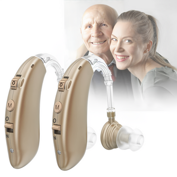 Rechargeable Digital Behind the Ear Hearing Aids BTE With Noise Reduction