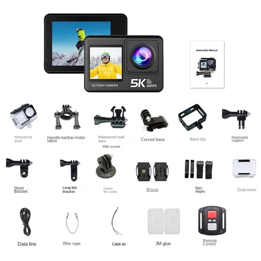 MatroDive Underwater Camera For Scuba Diving | 5K Ultra HD Video | Dual Screen | Image Stabilization | 30M Waterproof