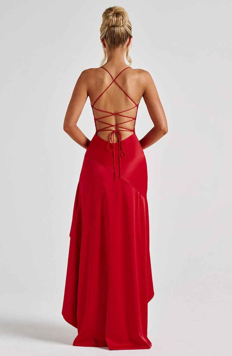 Maxi Dress with Ruffle Hem