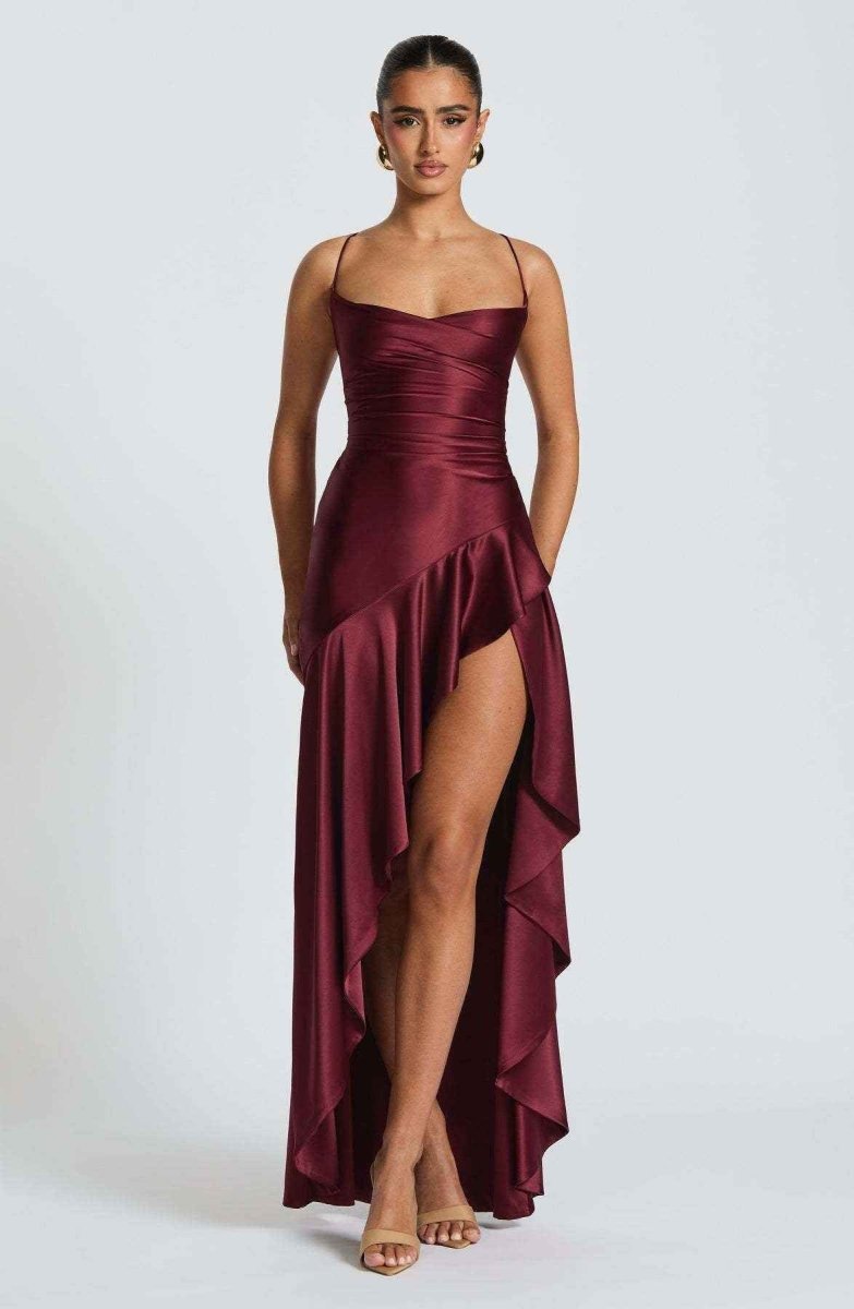 Maxi Dress with Ruffle Hem