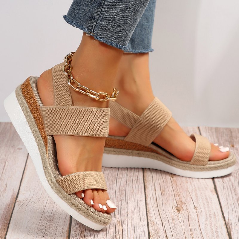Orthopedic Sandals Platform Wedge Comfort Open Toe