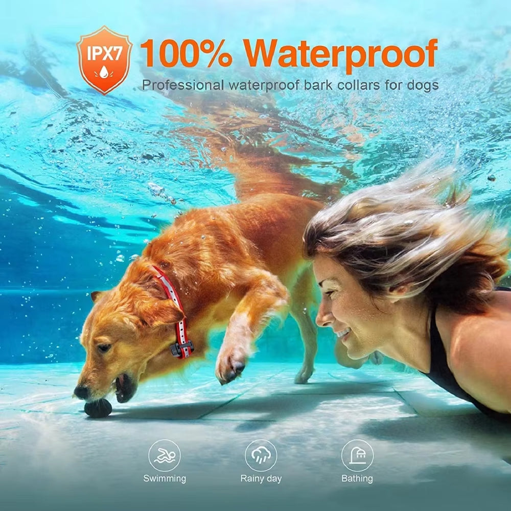 PawGofu High-quality 1000 m remote training collar for dogs – waterproof, rechargeable e-collar