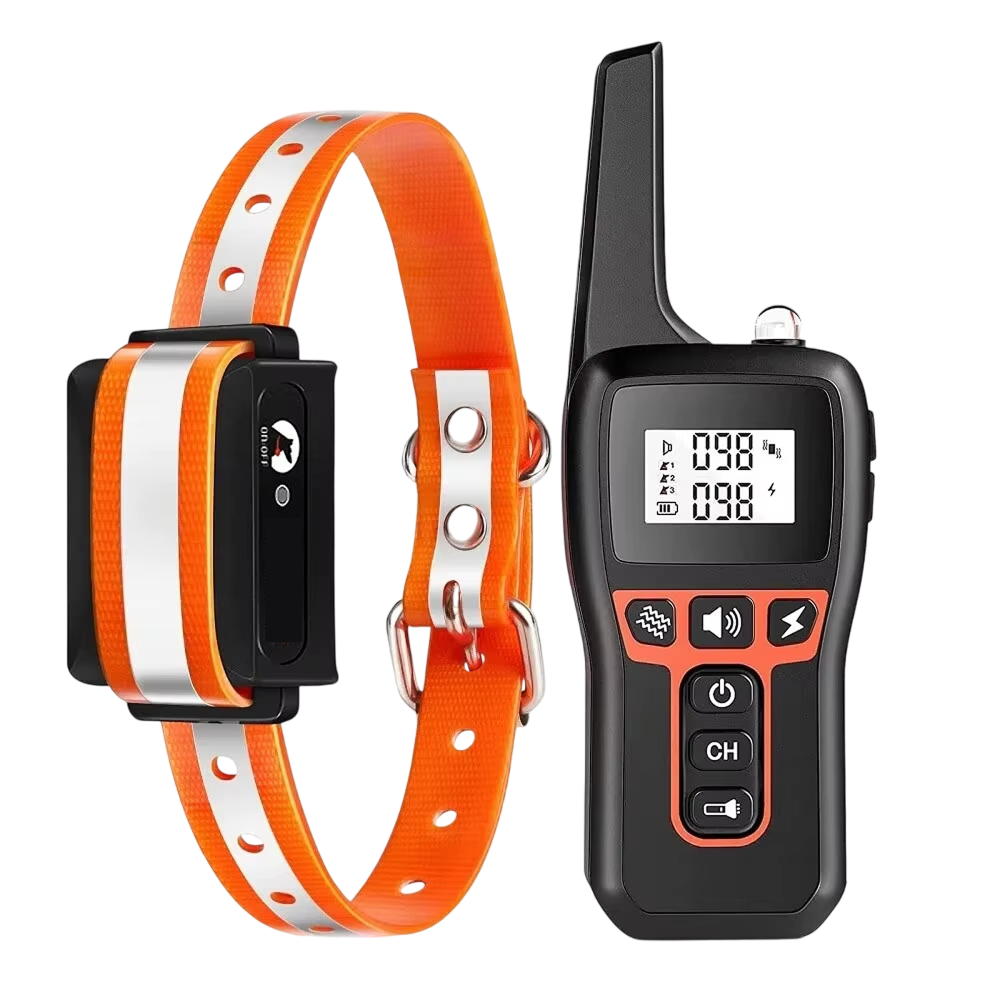 PawGofu High-quality 1000 m remote training collar for dogs – waterproof, rechargeable e-collar