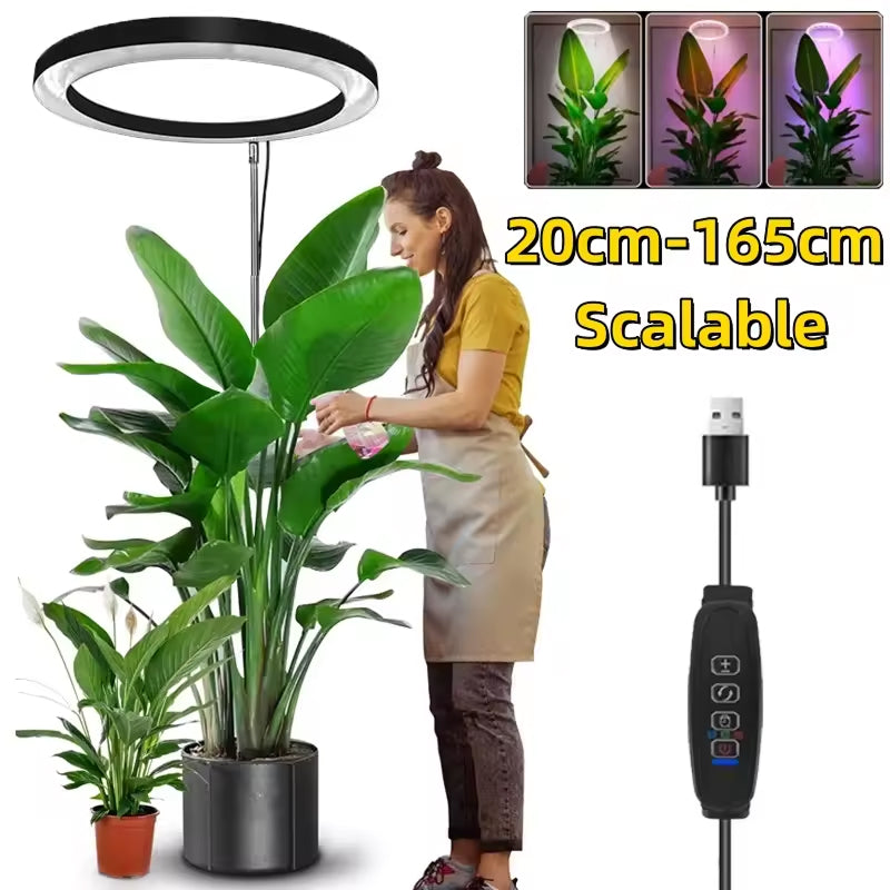 PlanTeraa Best Grow Lights For Indoor Plants - Full Spectrum LED