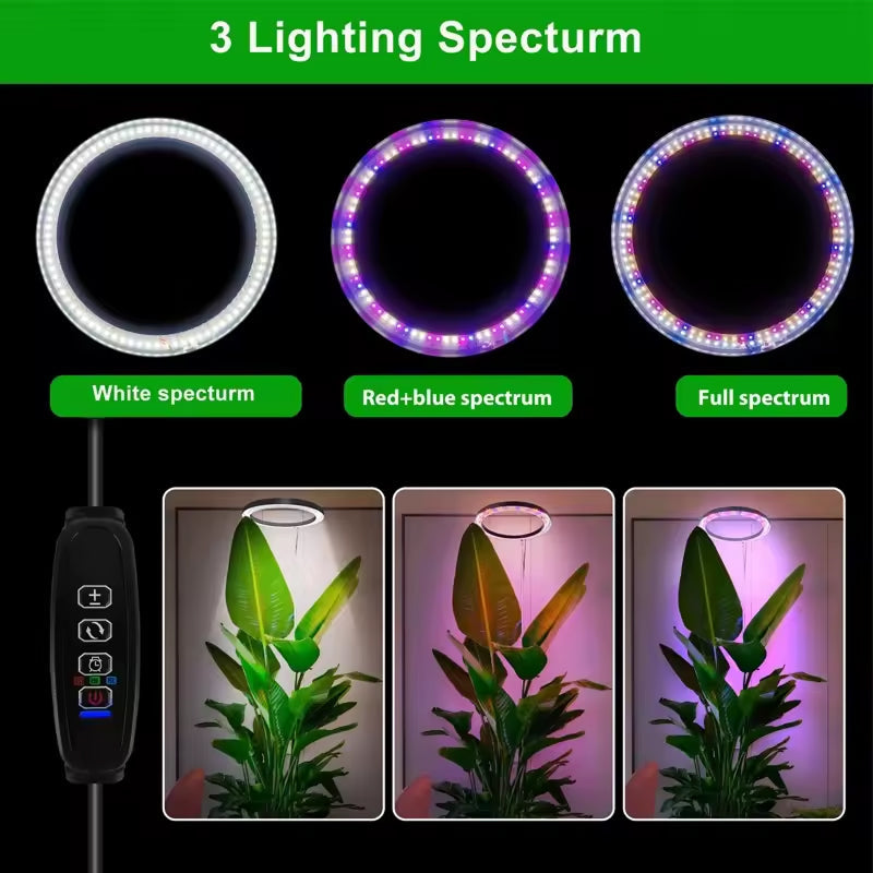 PlanTeraa Best Grow Lights For Indoor Plants - Full Spectrum LED