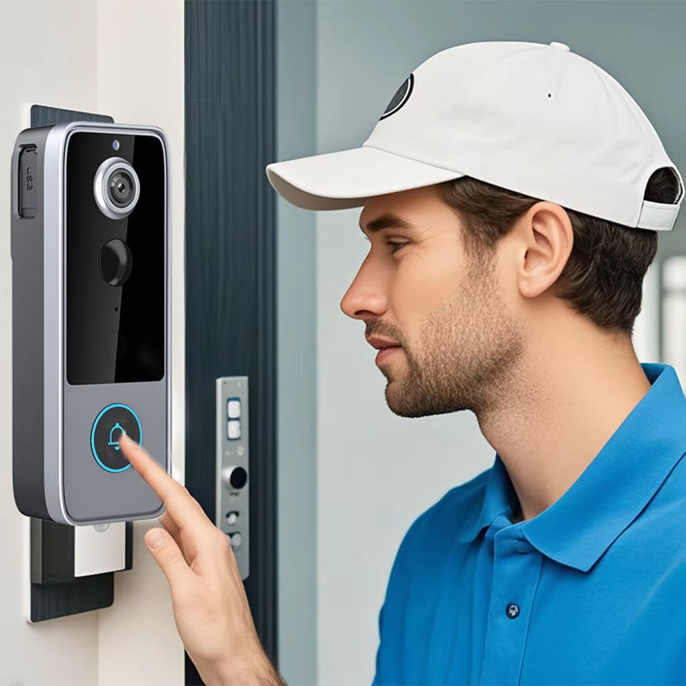 PurePeeki Best Camera Doorbell - No Monthly Subscription Fees