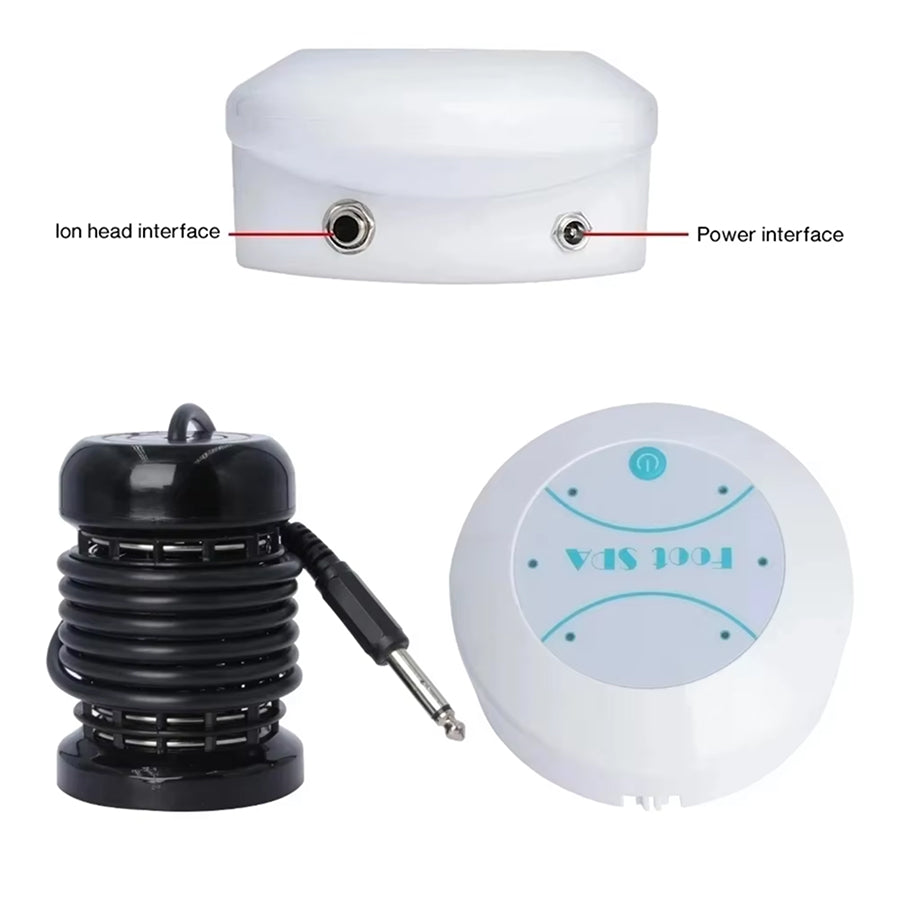 PureSolek Foot Detox Machine | Ionic Detox Therapy | Home Wellness Spa | Circulation Support