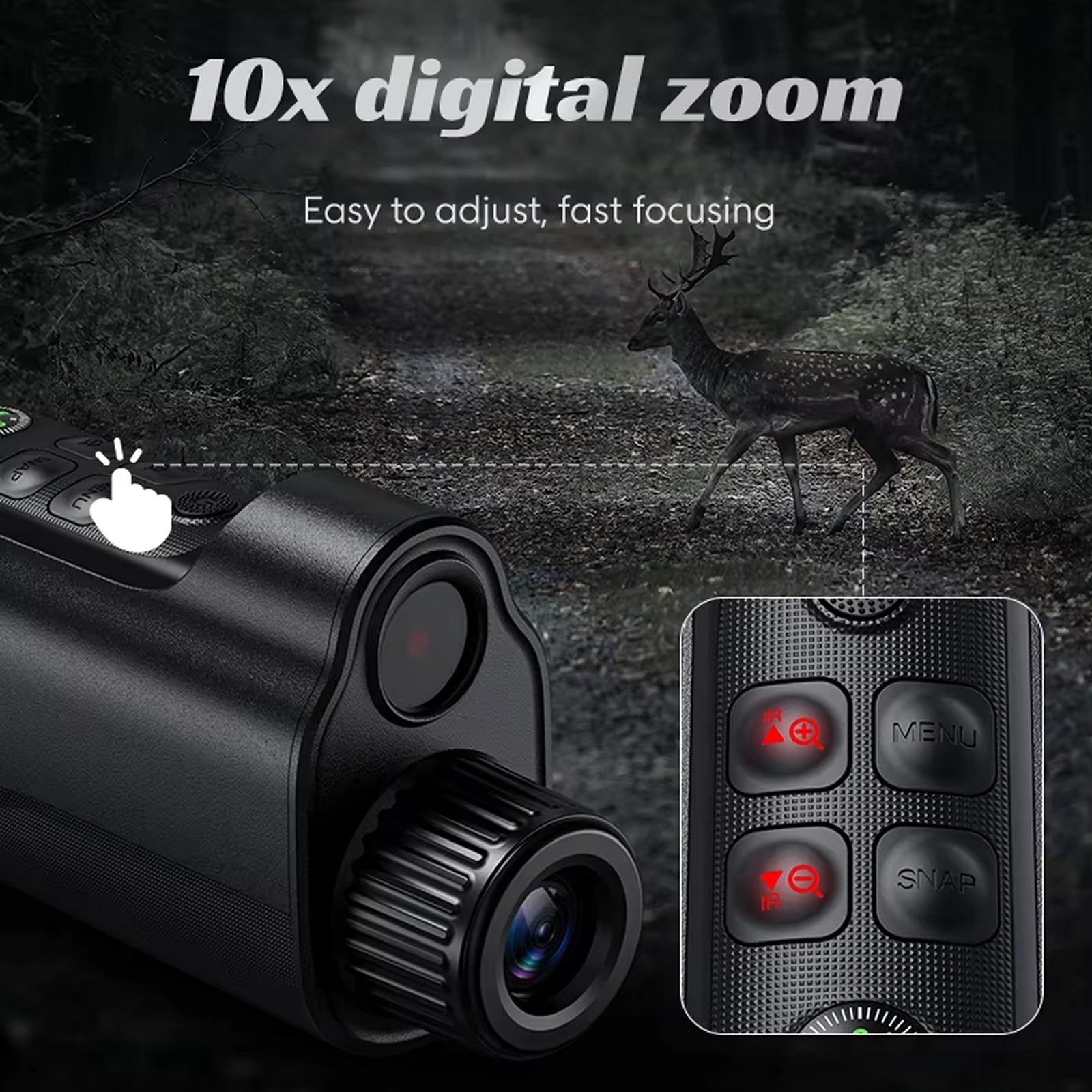 Experience Unrivalled Night Vision Technology with the PyroFlary Thermal Monocular