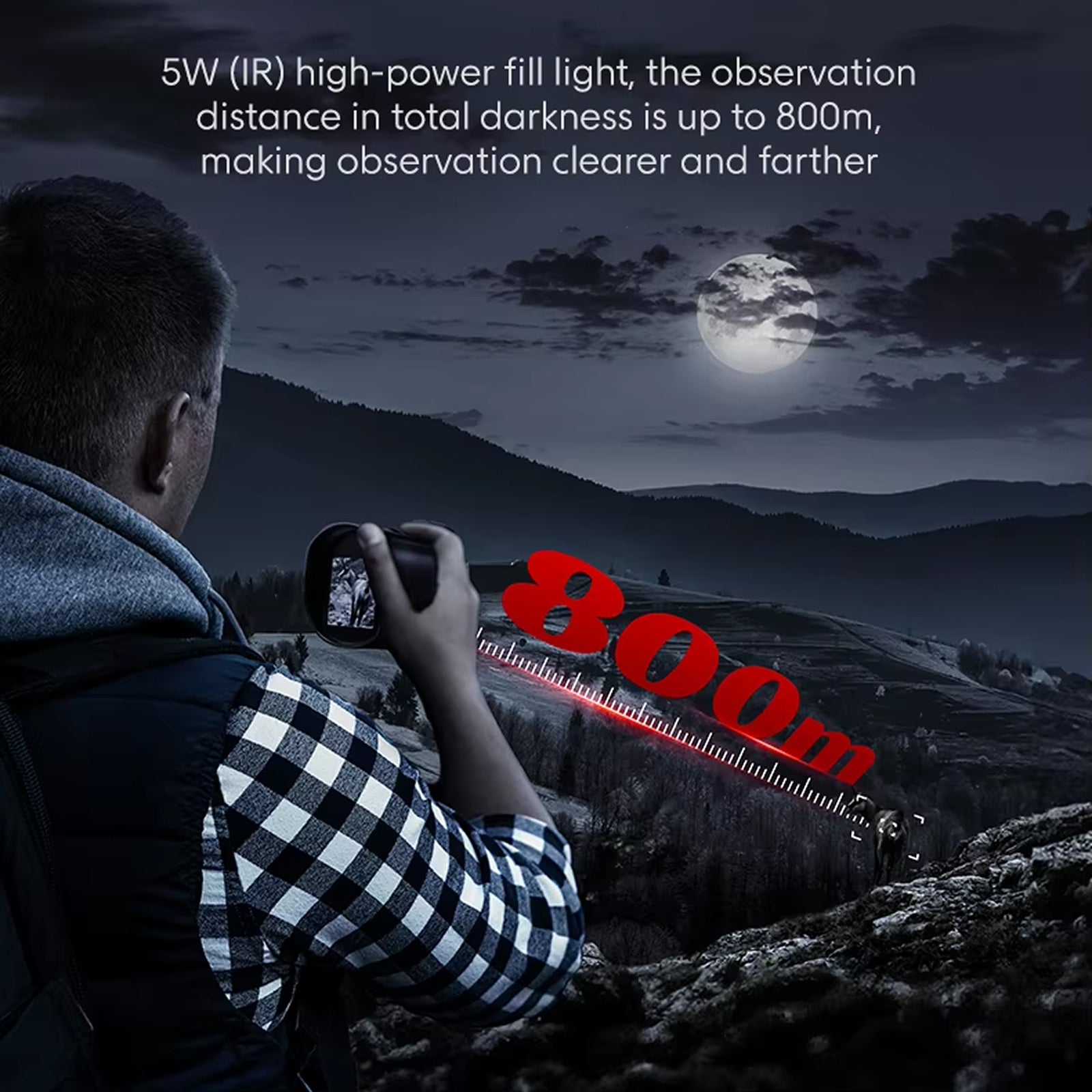 Experience Unrivalled Night Vision Technology with the PyroFlary Thermal Monocular