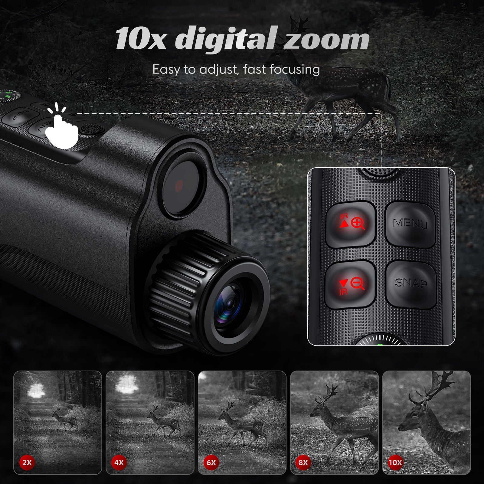 Experience Unrivalled Night Vision Technology with the PyroFlary Thermal Monocular