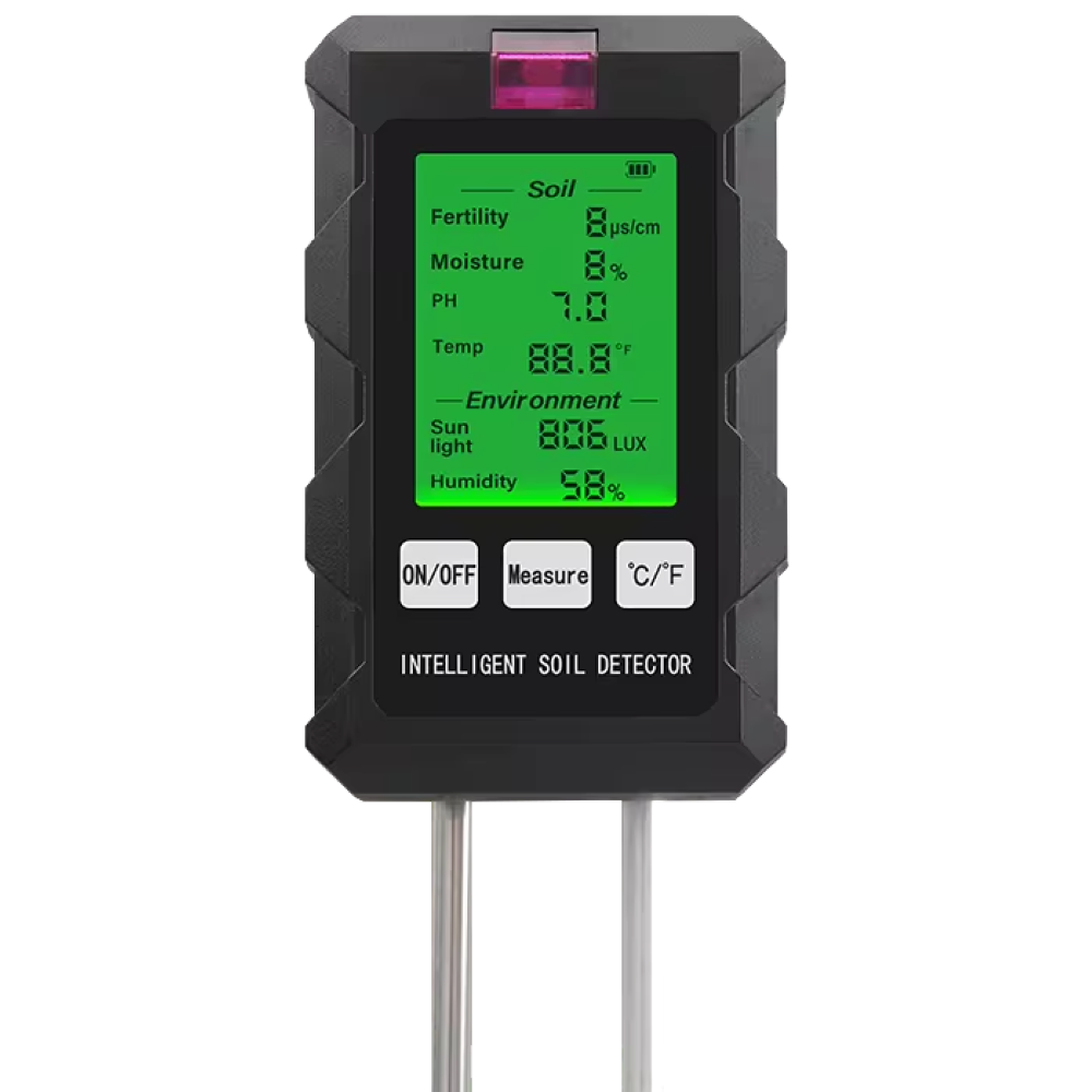 Rootabest Soil PH Tester | 6-In-1 Testing | Digital LED Display | Sensitive Probes | Plant Recommendations