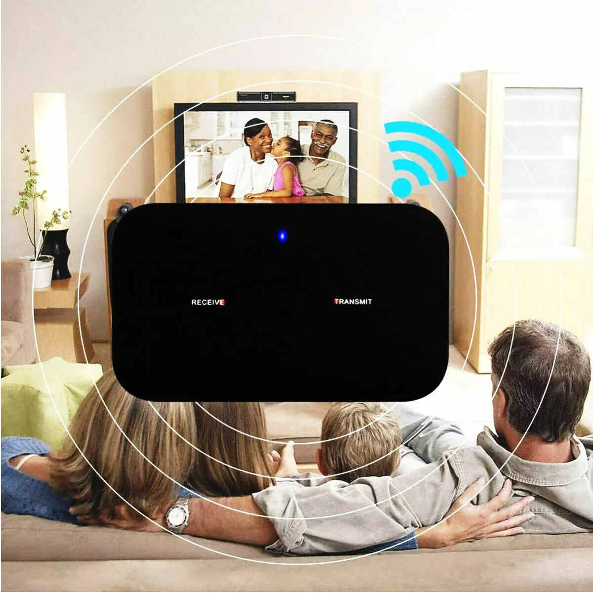 Wireless Bluetooth Transmitter And Receiver RCA To 3.5mm Aux Audio Adapter