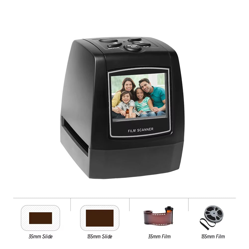 ScanArci High-Resolution Film & Slide Scanner – 22MP Quality, 2.4" LCD & Multi-Format Support