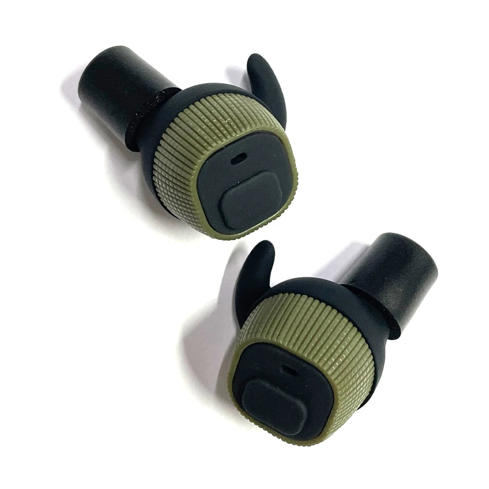 ShuxKiva Electronic Shooting Earplugs NRR 26 Sound Amplification & Noise Canceling