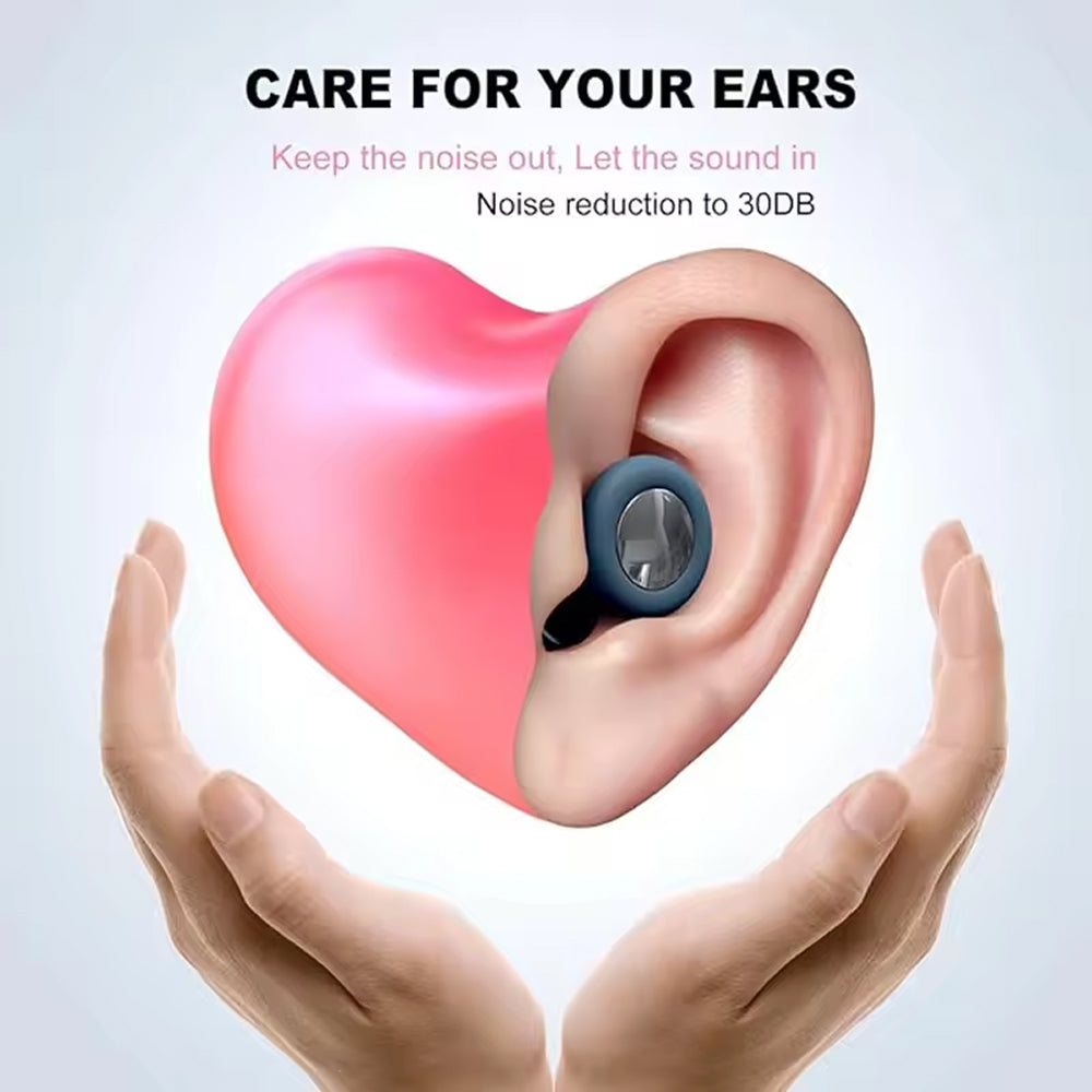 Silenzixu Noise Reduction Earplugs for Sleeping – Soft Silicone Reusable Ear Plugs for Snoring, Travel & Study