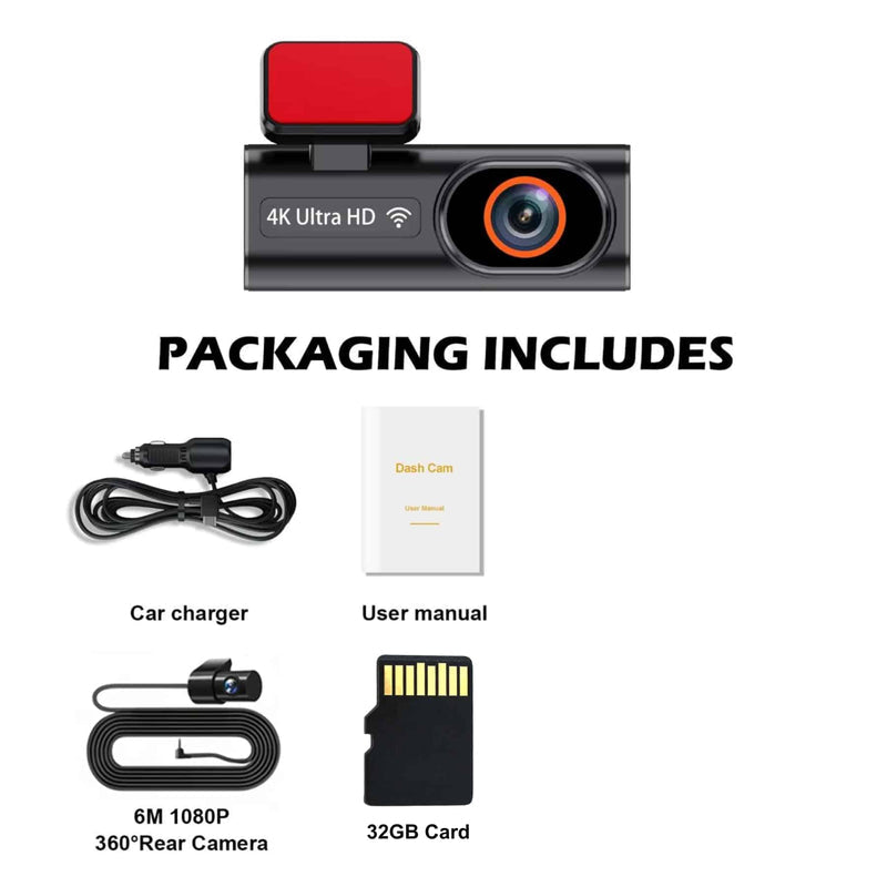 SnapiDual Wireless Dashcam | Dash Camera For Recording Daily Driving Footage