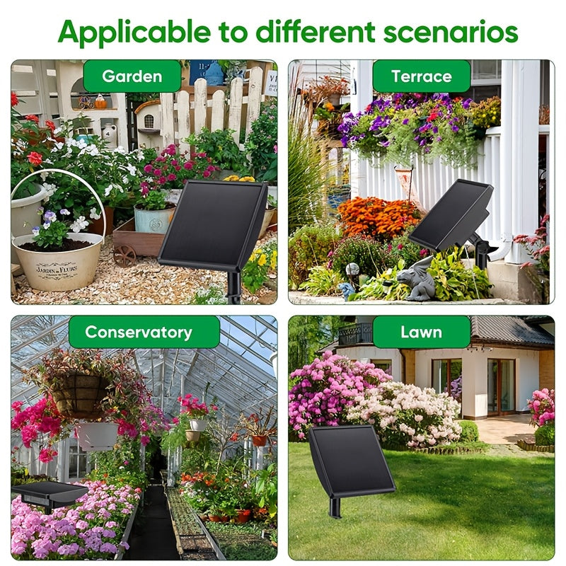 SolIramix Solar Powered Drip Irrigation System | Solar Powered Design | Supports 15 Pots | 9 Watering Modes | IP68 Waterproof
