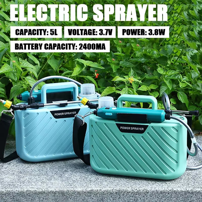 SprayPacki Backpack Sprayer | Copper Motor | Cordless Design | 5L Capacity | Multi Spray Modes