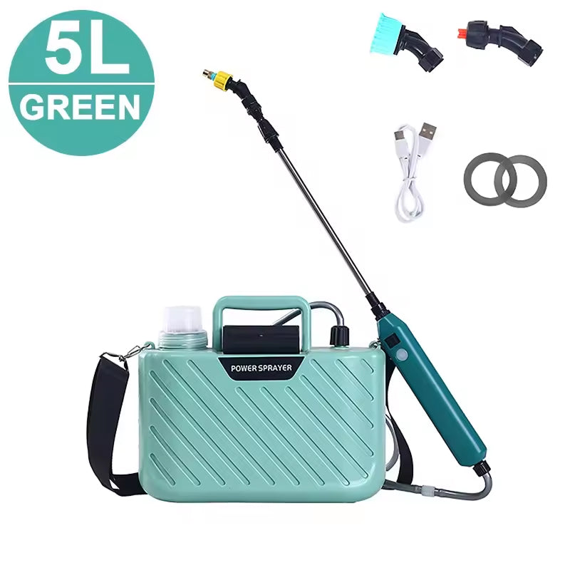 SprayPacki Backpack Sprayer | Copper Motor | Cordless Design | 5L Capacity | Multi Spray Modes