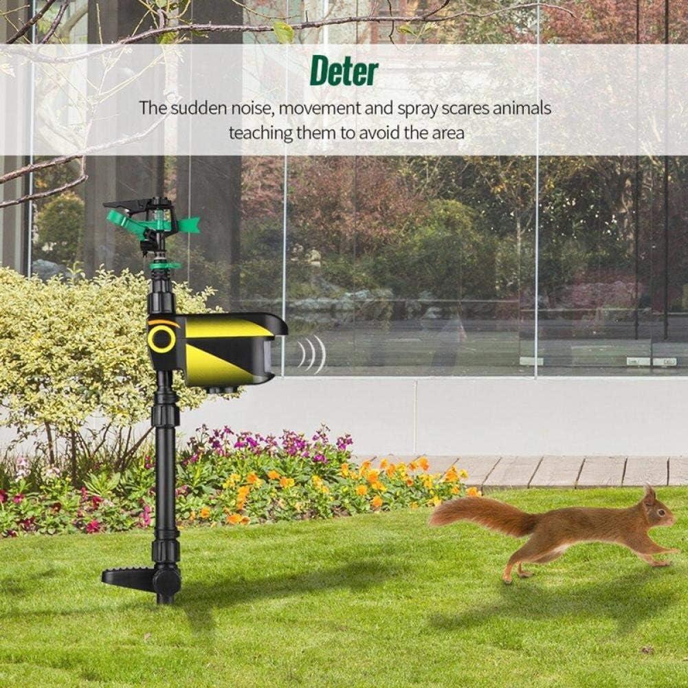 Sprixcle Motion Activated Sprinkler For Deer | 90m² Coverage | Solar USB Power | Chemical Free | IP44 Weatherproof