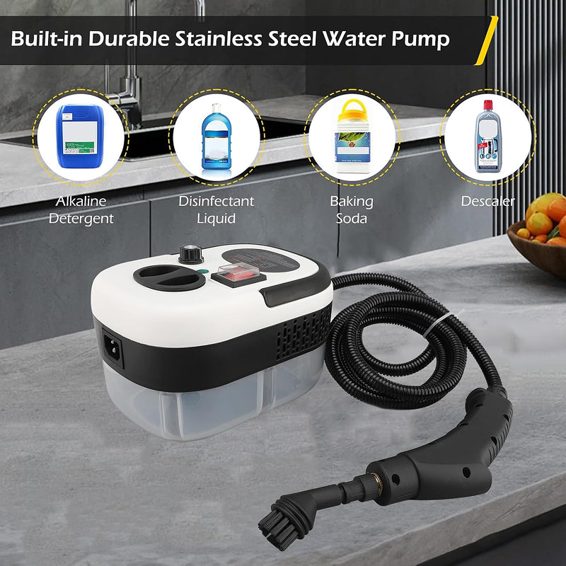 2500W HIGH-PRESSURE STEAM CLEANER - 6 SETTINGS FOR HOME & KITCHEN