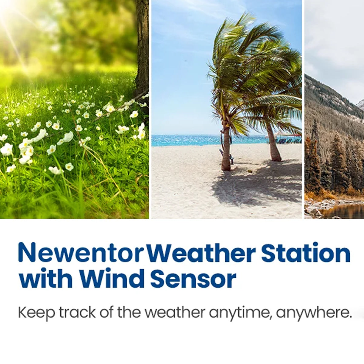 TaciAtmos Wireless Home Weather Station – Indoor/Outdoor Temp, Humidity & Forecast Display