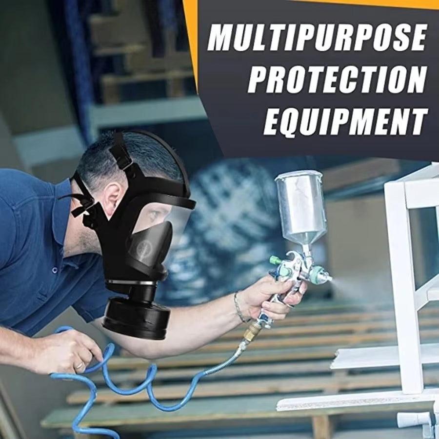 Tactical Full Face Gas Mask - Ultimate Protection Against Chemical Hazards