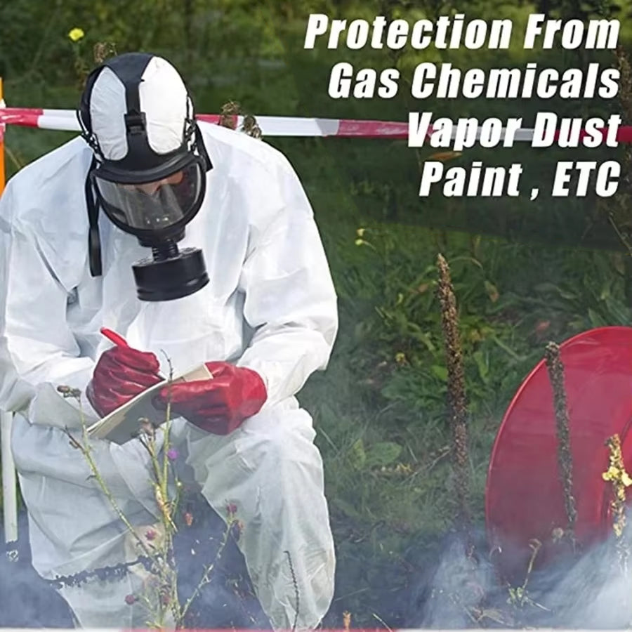Tactical Full Face Gas Mask - Ultimate Protection Against Chemical Hazards