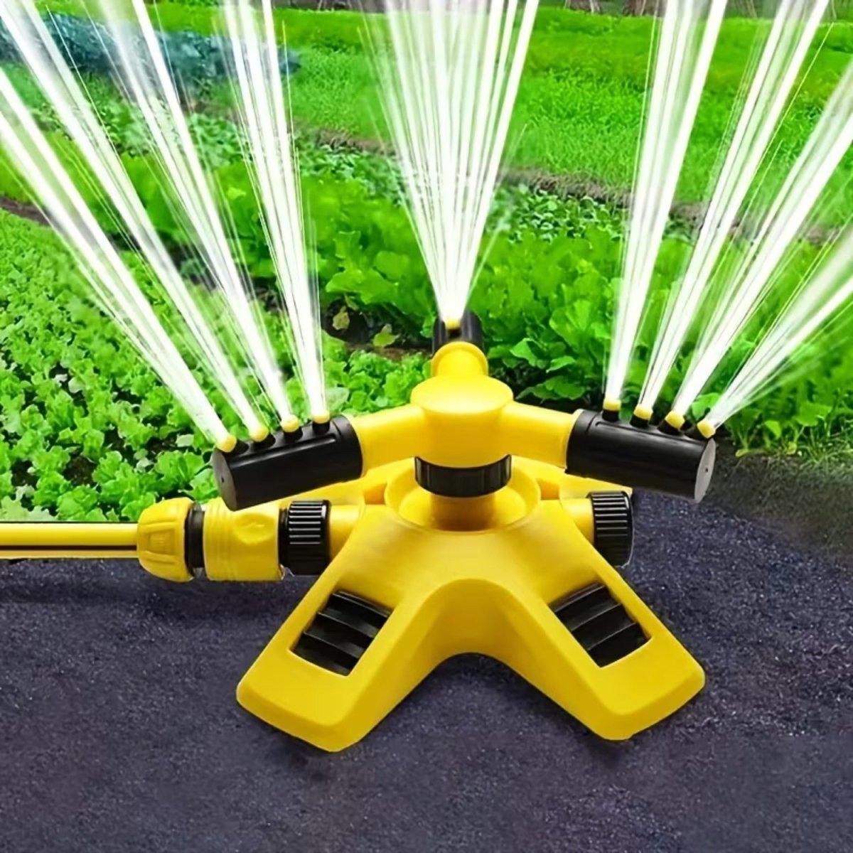 Triple Nozzle Lawn Water Sprinkler